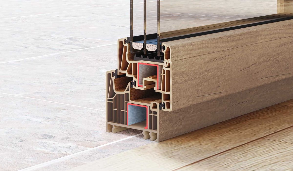 Perfil de alta eficiencia con refuerzo de acero